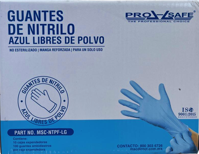 guantes de nitrilo